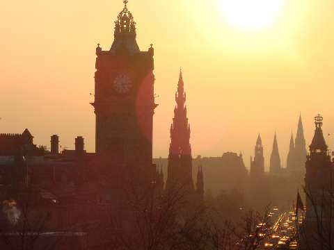 Balmoral Hotel and Princes Street